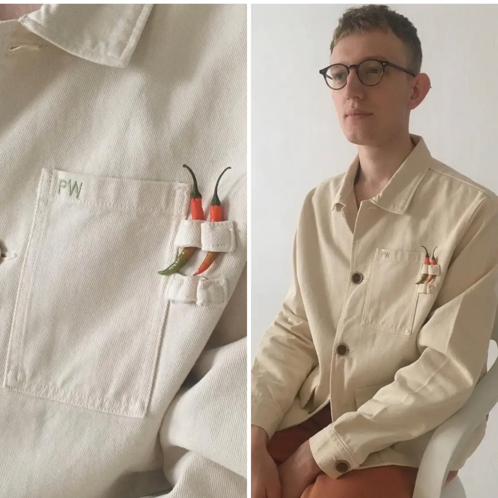 Paloma Wool cream canvas jacket. Unisex small - fits womens  S-L.